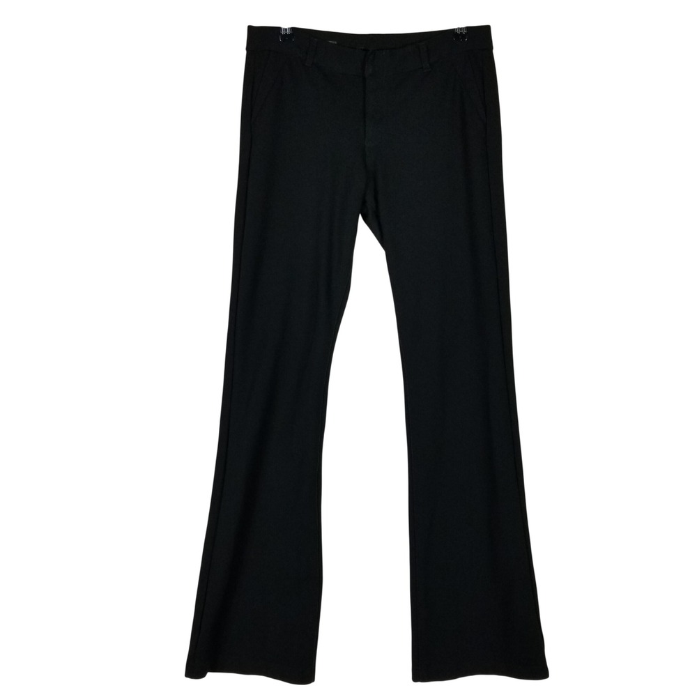 Kut from the Kloth Trouser Bootcut Women Size 8 Black Ponte Knit Stretch Pants